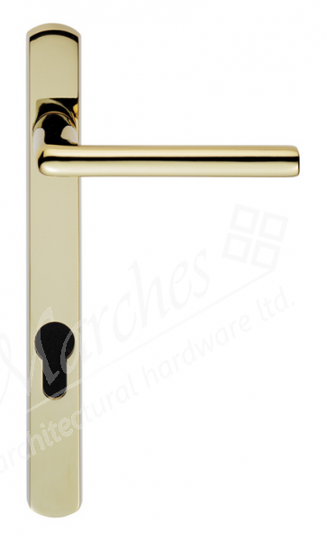 Rosa Narrow Euro Espag Handles (92mm Centres) - PVD Brass