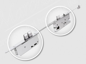 16mm Winkhaus 2.1m Square End Size 2 Thunderbolt Espag Lock - 45mm bset