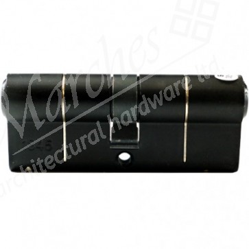 40/40 6 Pin BS Euro Cylinder KD  - Black