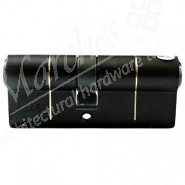 35/45 6 Pin BS Euro Cylinder KD  - Black