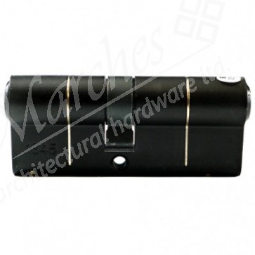 35/45 6 Pin BS Euro Cylinder KA  - Black