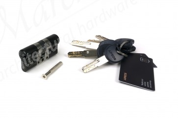 35/35 3* Double Euro Cylinder KD - Black