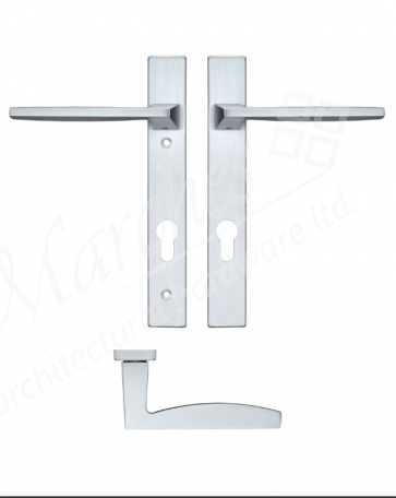 Pavo Narrow Euro Espag Handle (92mm Centres) - Satin Chrome