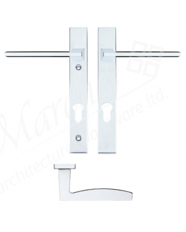 Pavo Narrow Euro Espag Handle (92mm Centres) - Polished Chrome