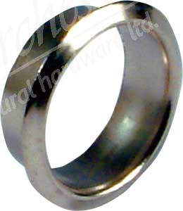 Rosette Nickel Pl Brass 17mm