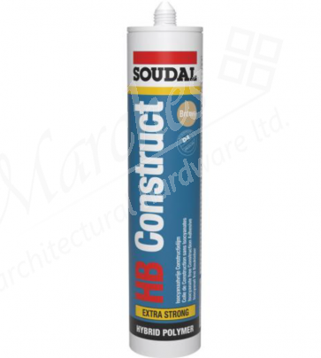 HB Construct Hybrid Polymer D4 Adhesive 290ml - Brown (RAL 1001)