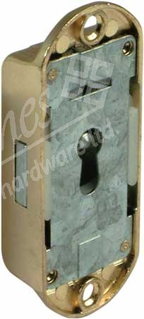 Piccolo-Nova lock case, 15 mm backset, for lever bit key