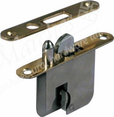 Roller shutter mortice lock case, for ø 18 mm cylinder, 22 mm backset