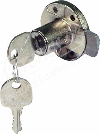 Minilock 40 rim lock, ø 18 mm cylinder, 20 mm backset, left handed, keyed alike