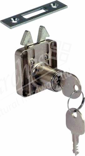 Roller shutter rim lock - ø18 mm cylinder