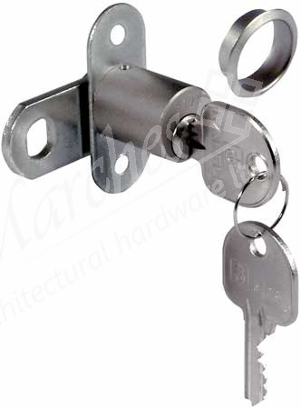 Cylinder cam lock, with key trap, ø 19 mm cylinder