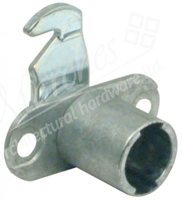 Cam lock case, inward cranked/hooked lever