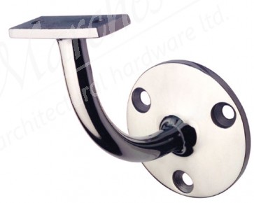 Heavyweight Handrail Bracket - Polished Chrome