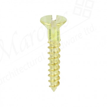 4x5/8" Brass Screws CSK - Box 200