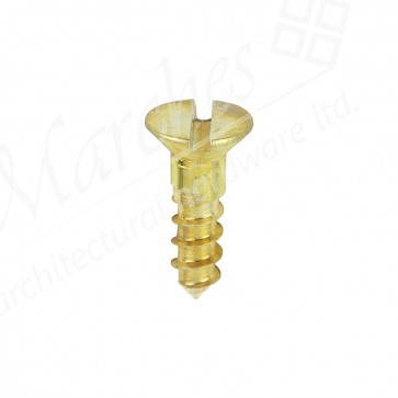 6x1/2" Brass Screws CSK. Box 200