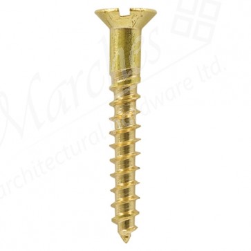 6 x 1Â½" Brass Screws CSK. (200)