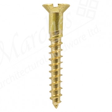 6 x 1½" Brass Screws CSK. (200)