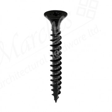 8 x 1" Black Pozi Countersunk screws (Box 200)