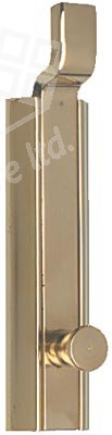 Bolt Cranked Pol Brass  50mm