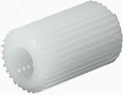 Knurled Sleeve Whi M6 10x18mm