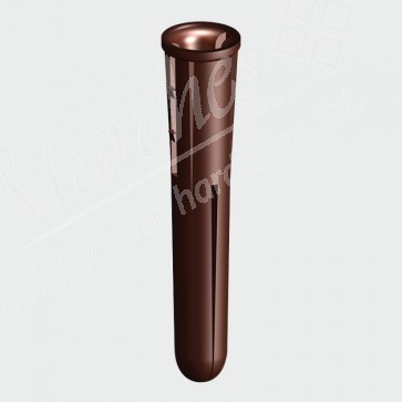 Brown Plastic Plugs with Screws (35mm Brown Plug, 5.0x50 Screw) 15 Pack