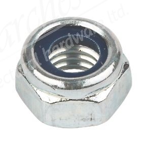 Heaxgon Lock Nut - M6 - BZP (20)