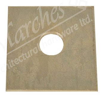 Square Plate Washers - M12 x 50mm x 50mm - BZP (30)