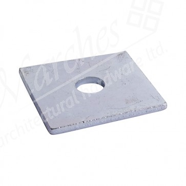 Square Plate Washers - M12 x 50mm x 50mm - BZP (30)