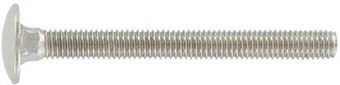 M6x65 Coach Bolts - Stainless Steel (Full Thread)