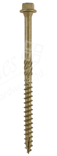 Timber Screws - Hex - Exterior - Green 6.7 x 87