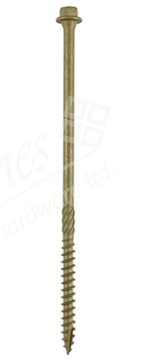 Timber Screws - Hex - Exterior - Green 6.7 x 125