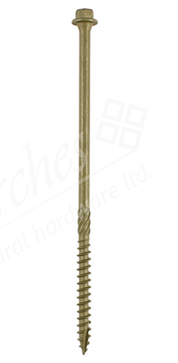 Timber Screws - Hex - Exterior - Green 6.7 x 150