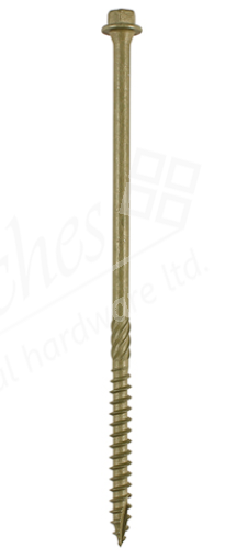 Timber Screws - Hex - Exterior - Green 6.7 x 200