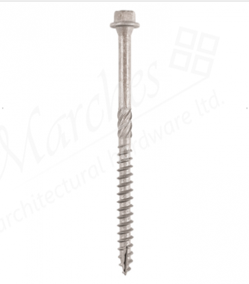 Timber Screws - Hex - Stainless Steel 6.7 x 250 (25)