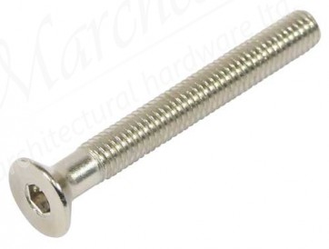 Countersunk Scr Ni Pl M6x60mm