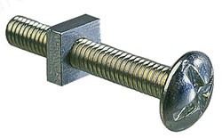 Roofing Bolt/w Nut - M6 x 40 (8)