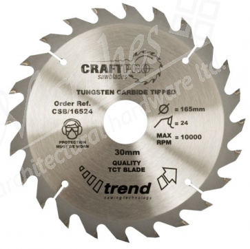 CSB/16024 - Craft saw blade 160mm x 24 teeth x 20mm