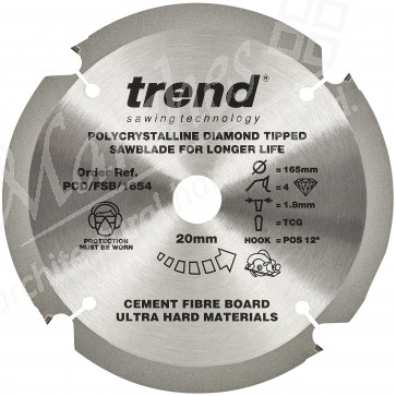Trend PCD Saw Blade - 20mm Bore