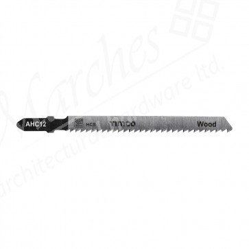 75mm, 10tpi HCS Straight Cut Jigsaw Blades For Wood / Plastic (5)