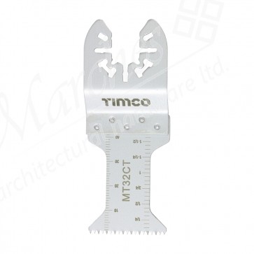32mm Carbon Steel Straight Cut Multi-Tool Blade For Wood/Plastic (Each)