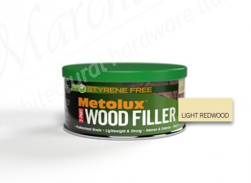 Metolux 2 Part Styrene Free Wood Filler 275ml - Redwood