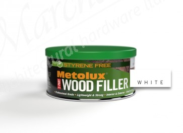 Metolux 2 Part Styrene Free Wood Filler 275ml - White