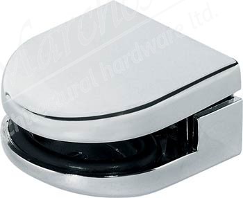 Shelf Supp Clamp Chr Pol 6-8mm