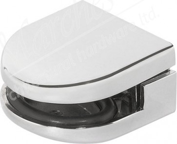Shelf clamp support, screw fixing, for 6-8 mm shelf thickness, large
