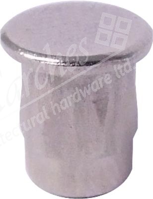 Cover Cap Nickel Plated 5mm Dia