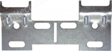 double wall fixing plate 12x3,5 zinc