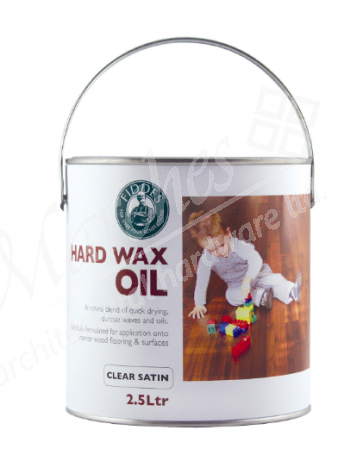 Fiddes Hardwax Oil 2.5ltr - Clear Satin
