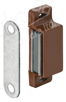Magnetic Catch 3-4 kg Pull - Brown
