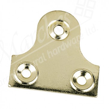 Electro Brass Mirror Plates 1 1/4"