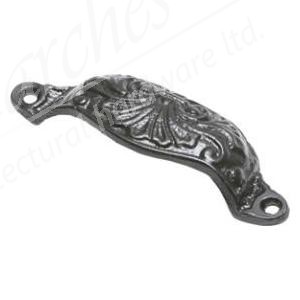 Kirkpatrick - Drawer Pull Black 4 1/2" - T1020